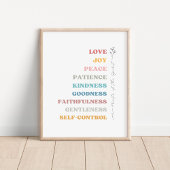 ガラテヤ5:22-23霊の実 ポスター