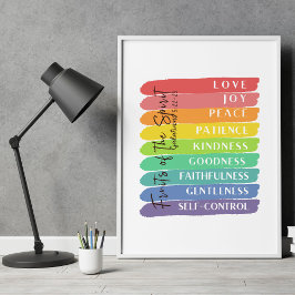 ガラテヤ5:22-23霊の実 ポスター