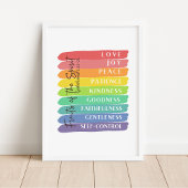 ガラテヤ5:22-23霊の実 ポスター