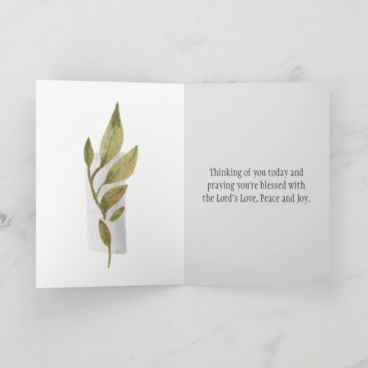 ガラテヤ5:22-23霊の果実は愛の喜びである カード (内部)