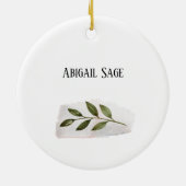 ガラテヤ5:22-23霊の果実は愛の喜びである セラミックオーナメント (裏面)