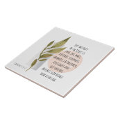 ガラテヤ5:22-23霊の果実は愛の喜びである タイル (側面)