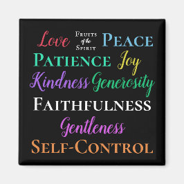 ガラテヤ5:22-23霊磁石の果実 マグネット