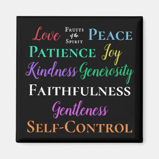 ガラテヤ5:22-23霊磁石の果実 マグネット