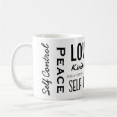 ガラテヤ5:22-23 コーヒーマグカップ (左)