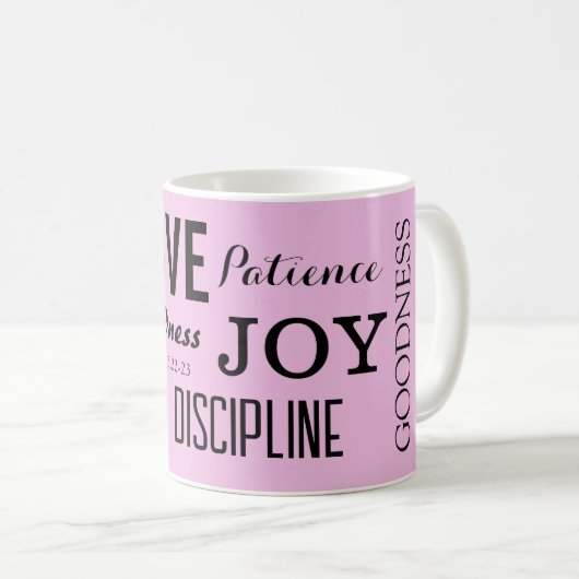 ガラテヤ5:22-23 コーヒーマグカップ (正面右)