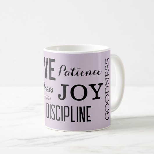 ガラテヤ5:22-23 コーヒーマグカップ (正面右)