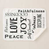 ガラテヤ5:22-23 シェルパブランケット (正面(横))