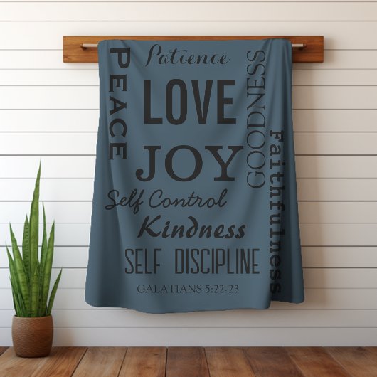 ガラテヤ5:22-23 シェルパブランケット