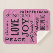 ガラテヤ5:22-23 シェルパブランケット (正面(横))