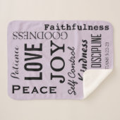 ガラテヤ5:22-23 シェルパブランケット (正面(横))