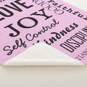 ガラテヤ5:22-23 シェルパブランケット (3/4)