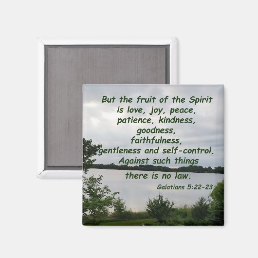 ガラテヤ5:22-23 マグネット (正面/裏面)