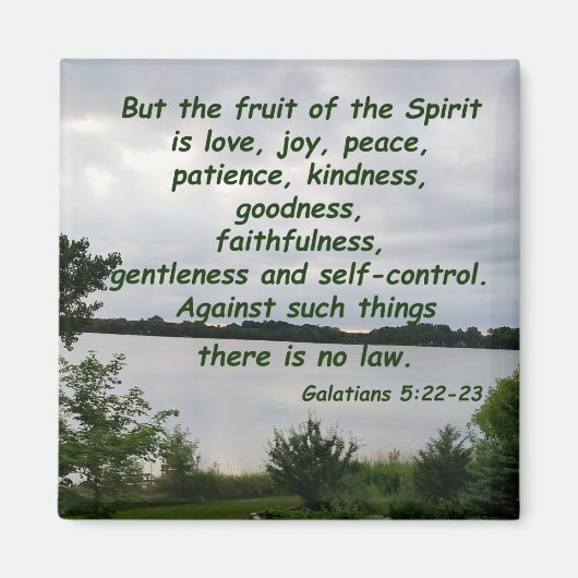 ガラテヤ5:22-23 マグネット (正面)