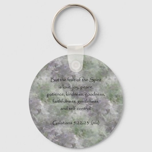 ガラテヤ5:22-23 ~霊の実 キーホルダー (正面)