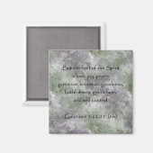 ガラテヤ5:22-23 ～霊の実 マグネット (正面/裏面)