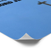 ガラテヤ6:14私は誇り思わない ポスター (角)