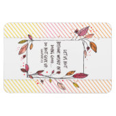 ガラテヤ6:9上に行くな与えい聖なる書物、 経典 マグネット (横)