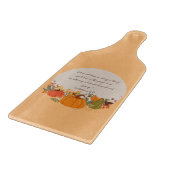 ガラテヤ6:9収穫秋の秋感謝かぼちゃ カッティングボード (角)