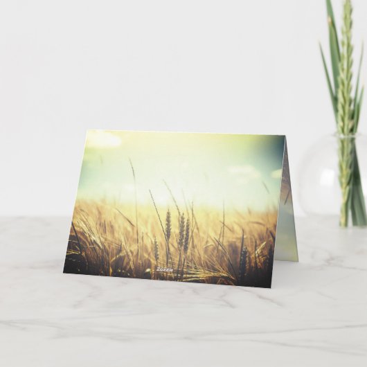 ガラテヤ6:9善を行うことに疲れてはいけない カード (裏面)