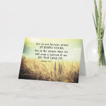 ガラテヤ6:9善を行うことに疲れてはいけない