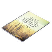 ガラテヤ6:9善を行うことに疲れてはいけない ノートブック (左側)