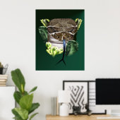 ガラトルスネーク顔ポスター ポスター (ホームオフィス)