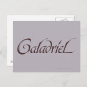ガラドリエル無地の名 ポストカード (正面/裏面)
