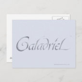 ガラドリエル 名前 テクスチャード ポストカード (正面/裏面)