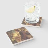 ガラハド卿(ジョージ・フレデリック・ワッツ著) ストーンコースター (横)