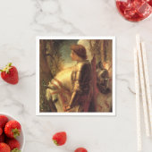 ガラハド卿（ラウンドテーブルのアーサー・ナイト） スタンダードカクテルナプキン (インサイチュ)