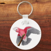 ガラバラブレストコッカトキーチェーン キーホルダー (正面)