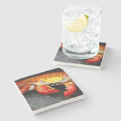 ガラパゴスのカニ ストーンコースター (横)