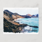 ガラパゴスアイランドエクアドルヴィンテージトラベル ポストカード (正面)