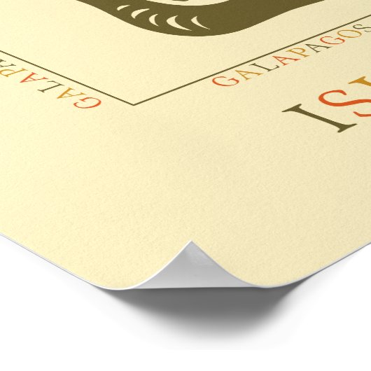 ガラパゴスイグアナ ポスター (角)