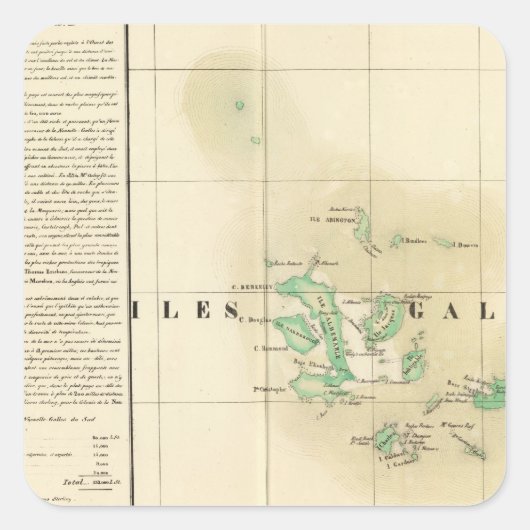 ガラパゴスオセアニアNo 17 スクエアシール (正面)