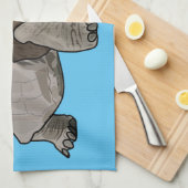 ガラパゴスカメの漫画 キッチンタオル (四つ折り)