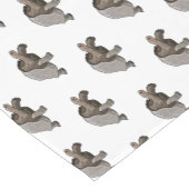 ガラパゴスガメの漫画イラストレーション ショートテーブルランナー (コーナー)