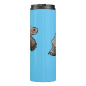 ガラパゴスガメの漫画イラストレーション タンブラー (裏面)