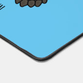 ガラパゴスガメの漫画イラストレーション デスクマット (コーナー)