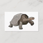 ガラパゴスガメの漫画イラストレーション 名刺 (裏面)