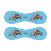 ガラパゴスガメの漫画イラストレーション 野球ボール (パネル)