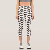 ガラパゴスランドカメイラストレーション カプリレギンス (正面)