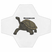 ガラパゴスランドカメイラストレーション サッカーボール (フラット)