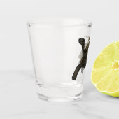 ガラパゴスランドカメイラストレーション ショットグラス (左)