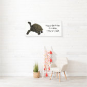 ガラパゴスランドカメイラストレーション 横断幕 (インサイチュ)