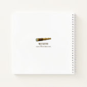 ガラパゴス航海の列島地図と船舶 ノートブック (裏面)