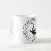 ガラパゴス諸島のトカゲのマグ コーヒーマグカップ (正面左)