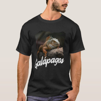 ガラパゴス諸島エクアドルIguana Islas Galapagos 5 Tシャツ