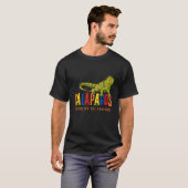 ガラパゴス諸島エクアドルIguana Islas Galapagos Tシャツ (正面フル)
